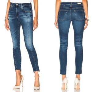 ag jeans | farrah skinny ankle 10 years rhythmic seamed wash 31